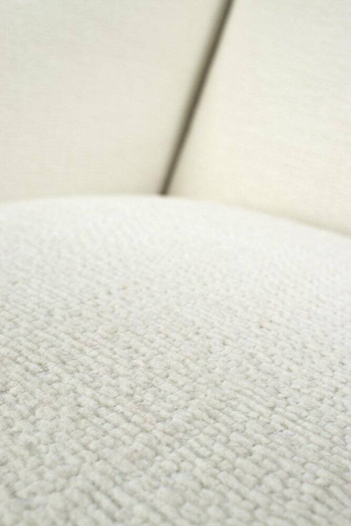 Vintage White Upholstered Armchair
