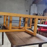 Table basse carrée moderniste en bois et verre
