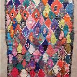 Berber carpet boucharouette wide 250x140 cm