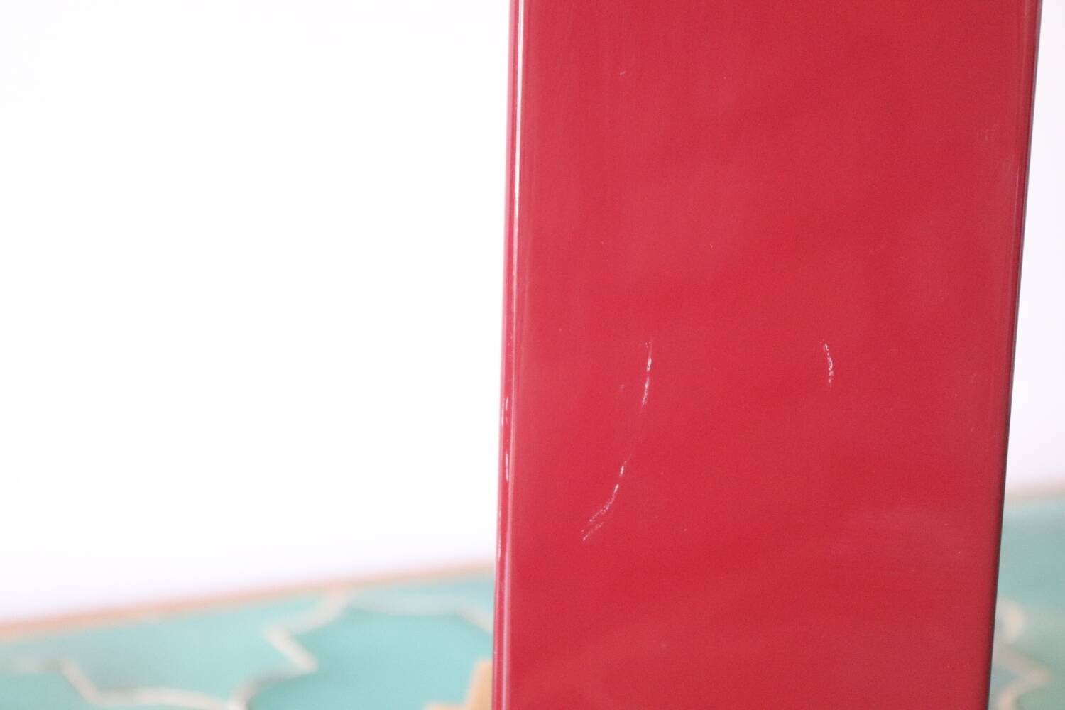 Unilux vintage red lamp base