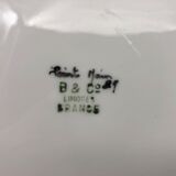 Fashion décor plate, B&C Limoges.