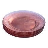 Lot 6 hollow plates Rosaline