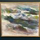 Large Original Swedish Oil on Canvas – “Abstract Composition” by Johny Colebring – 1978 – Signed – Vintage & Framed – 83×73 cm
