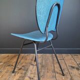 Trio of vintage chairs, antique designer seating furniture