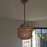 Vintage glass globe pendant lamp