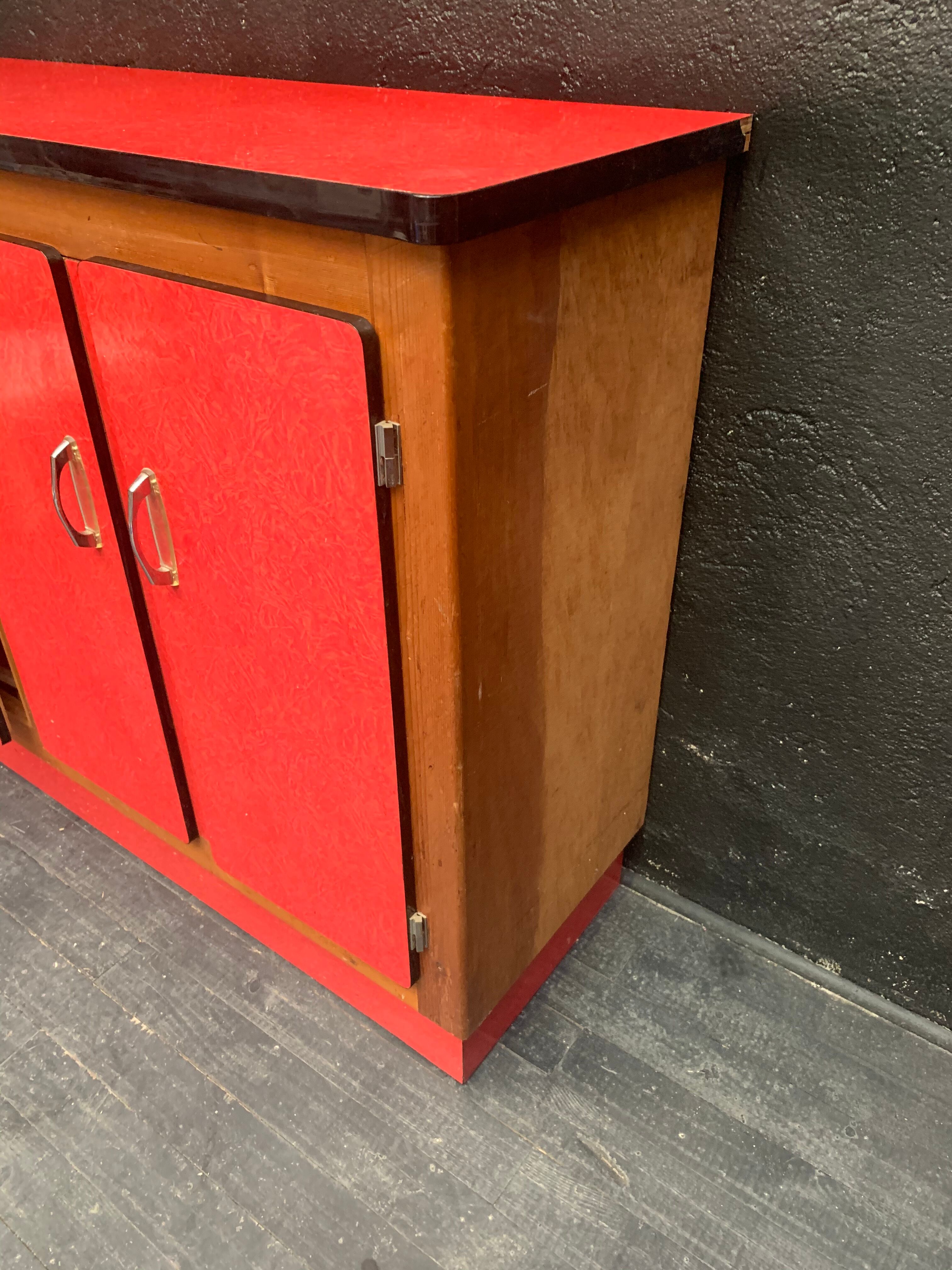 Meuble vintage en formica 1960