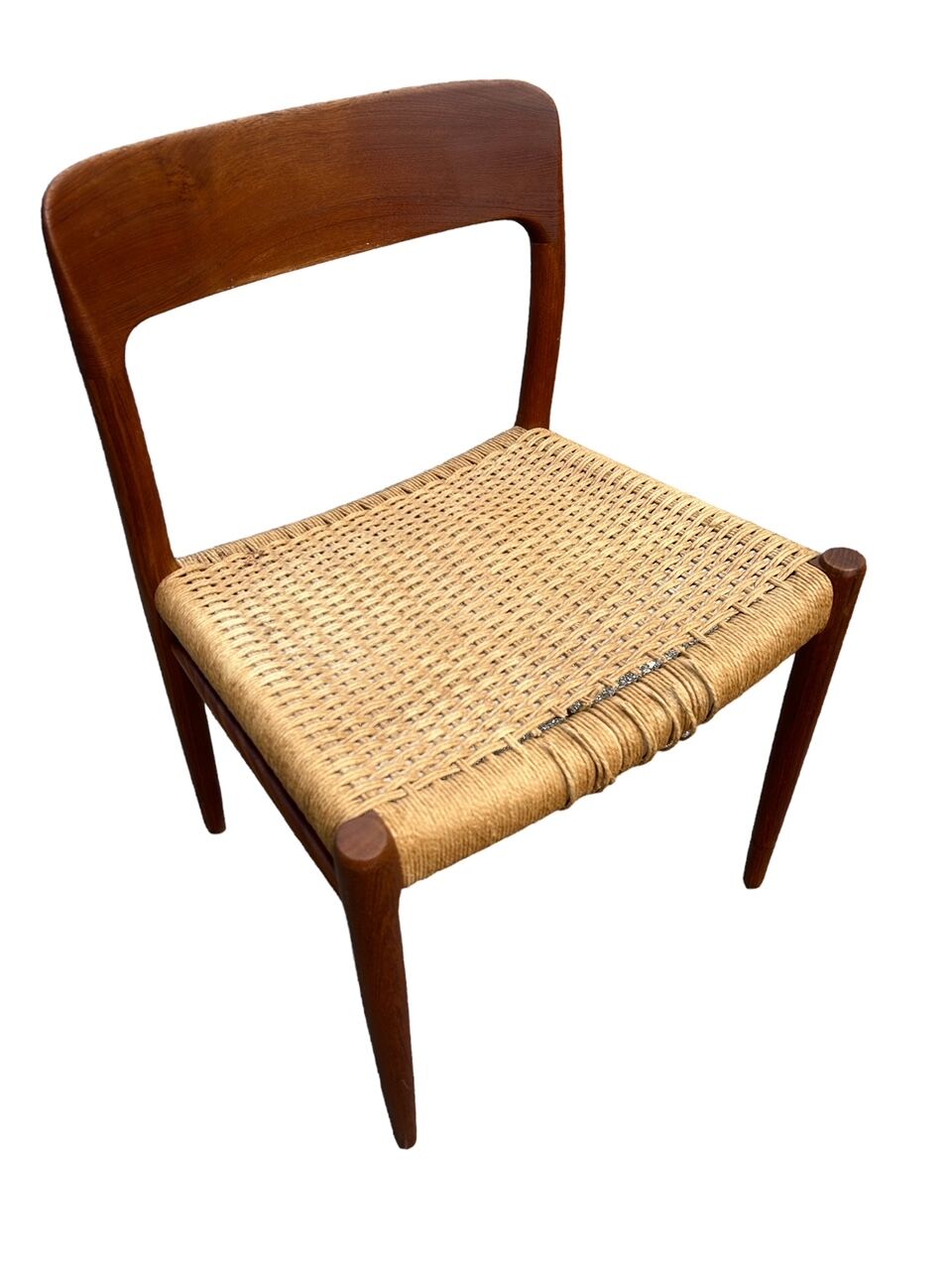 6 Niels Otto Moller chairs model 75