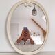 Miroir ovale vintage