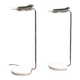 Vintage italian table lamps tegola by bruno gecchelin for blu italia, set of 2