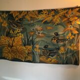 Aubusson tapestry signed Hervé lelong