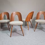 Chaises conçues par Antonín Šuman pour Tatra Nabytok, Tchécoslovaquie des années 1960.