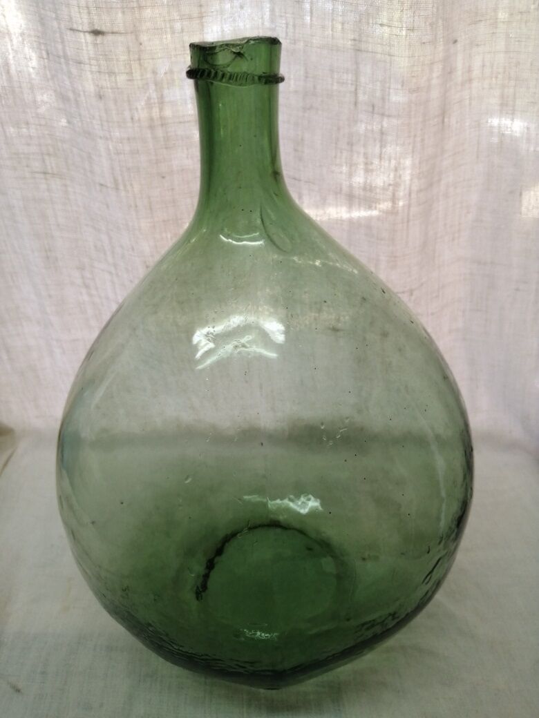 Demijohn Sabré 10 L Bonbonne Bottle 40 cm Old vintage