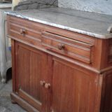 Bathroom furniture with marble