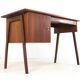 Bureau en teck du milieu du siècle « Hellendoorn » - design vintage hollandais