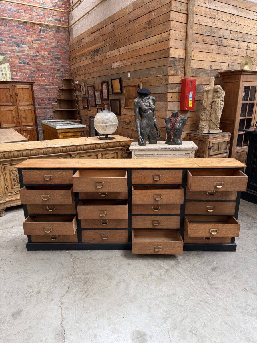 Workshop furniture from the early 20th century.