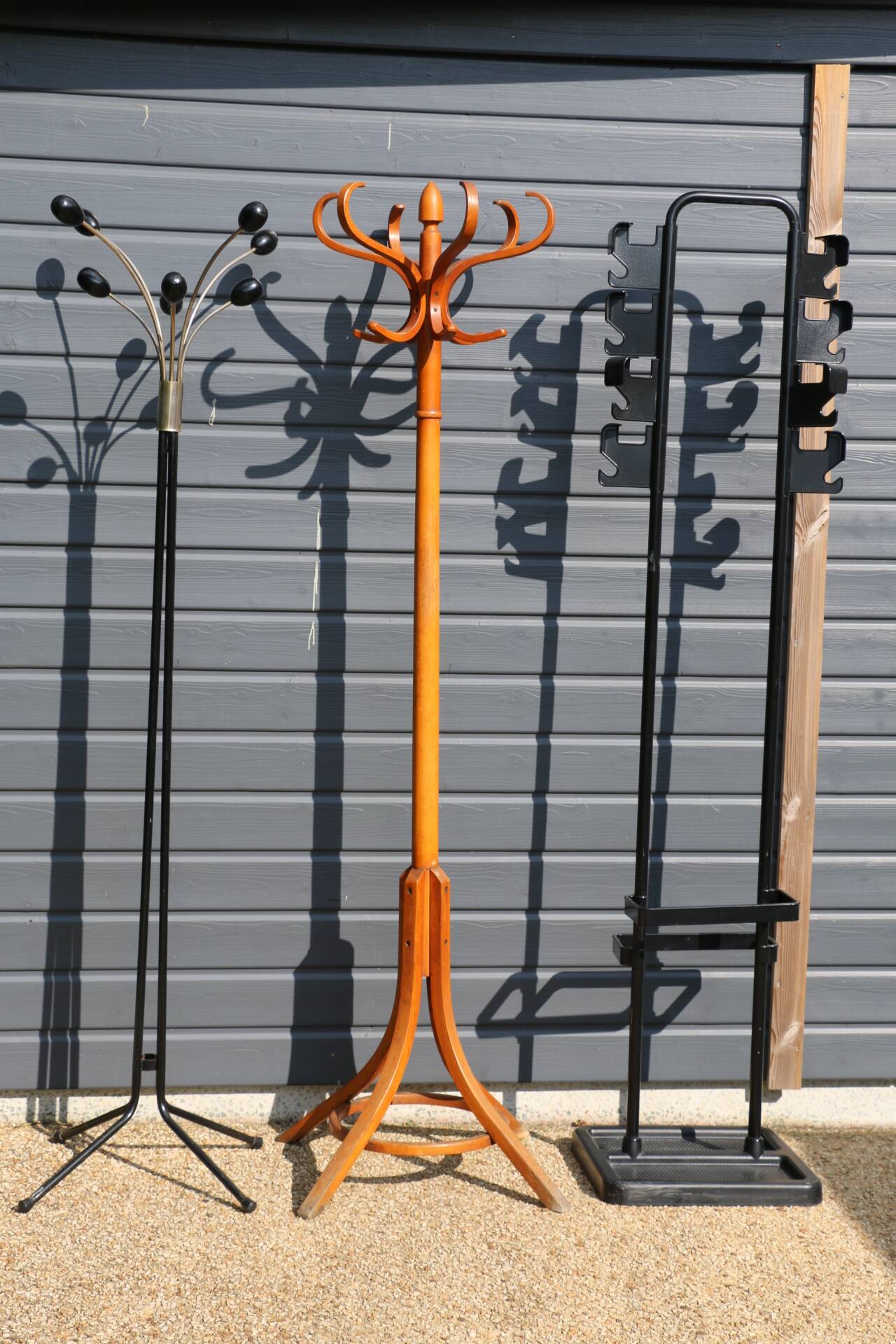 Portemanteau Manade noir 8 patères