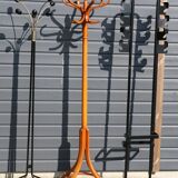 Manade black coat rack with 8 hooks