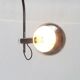 Chrome metal arc floor lamp Space Age mid-century by Cosack, 1960s