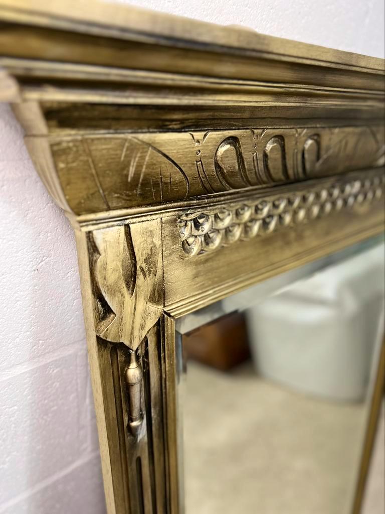 Vintage mirror "gold", 135x94 cm