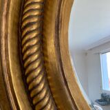 Large golden mirror