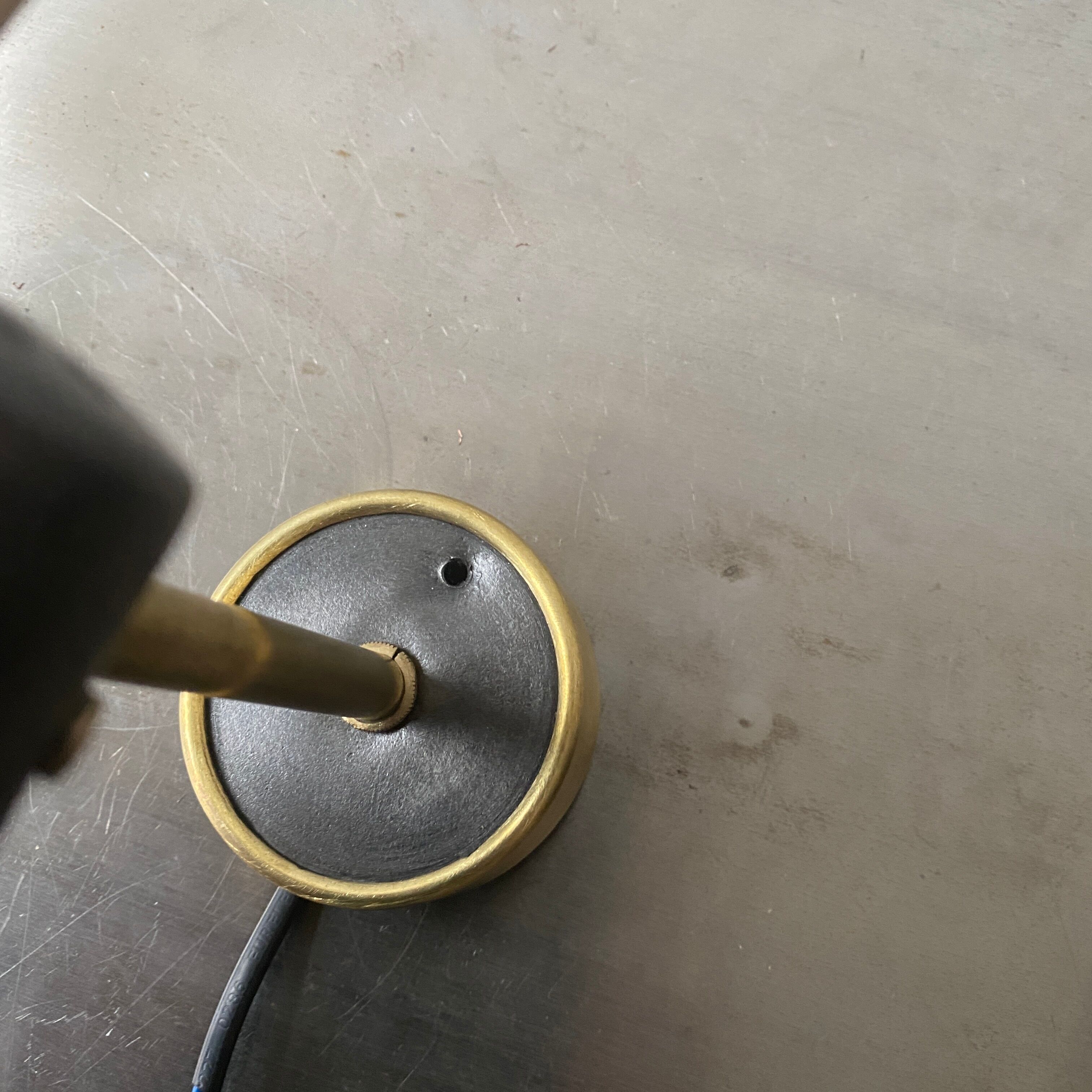 Lot 2 old industrial wall lamps