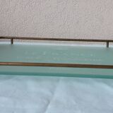 Glass and metal tray