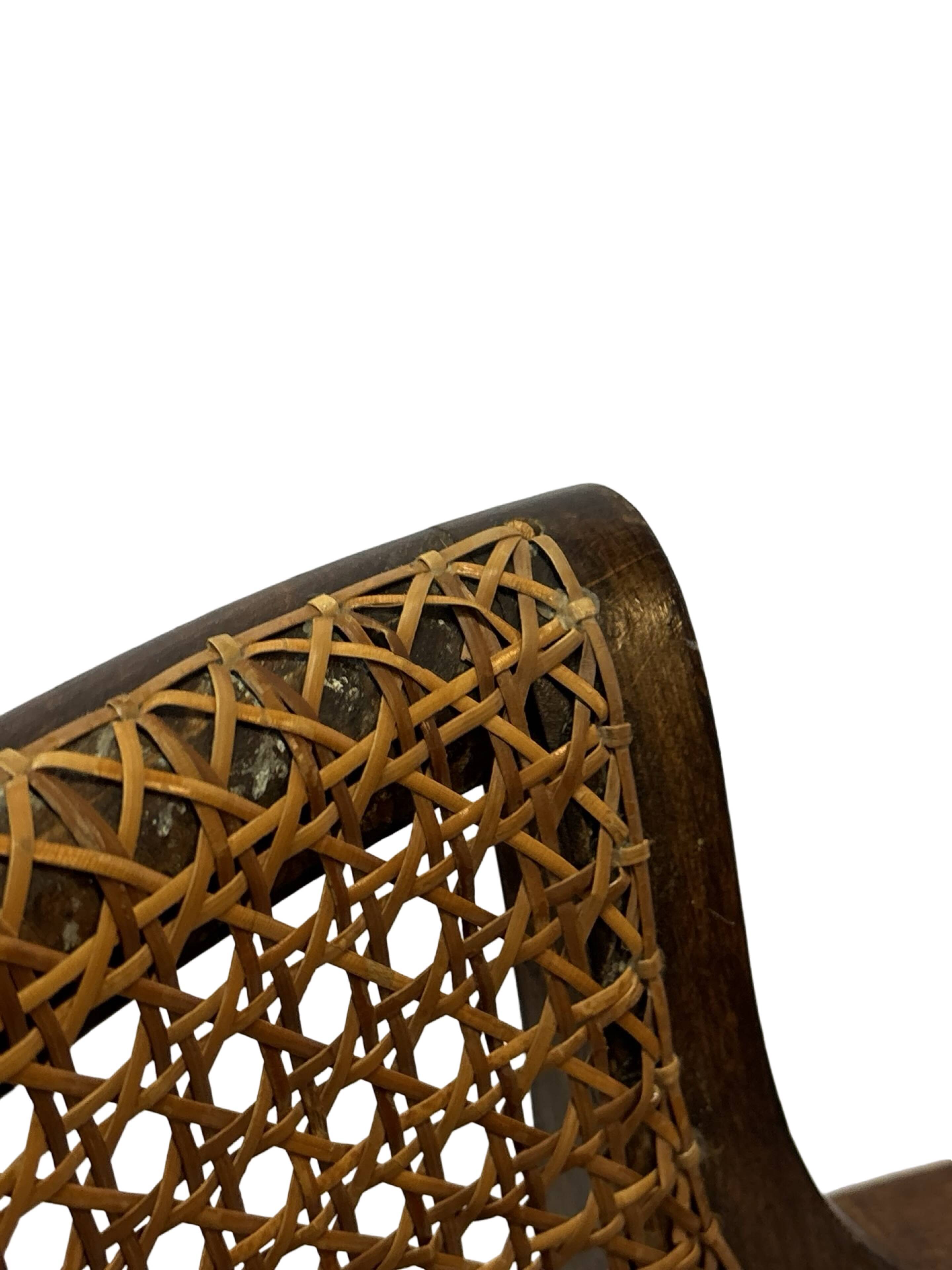 Antique Barley Twist, Rattan Seated Captains Chair easy chair Classic