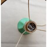 Green opaline bedside lamp