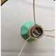 Green opaline bedside lamp