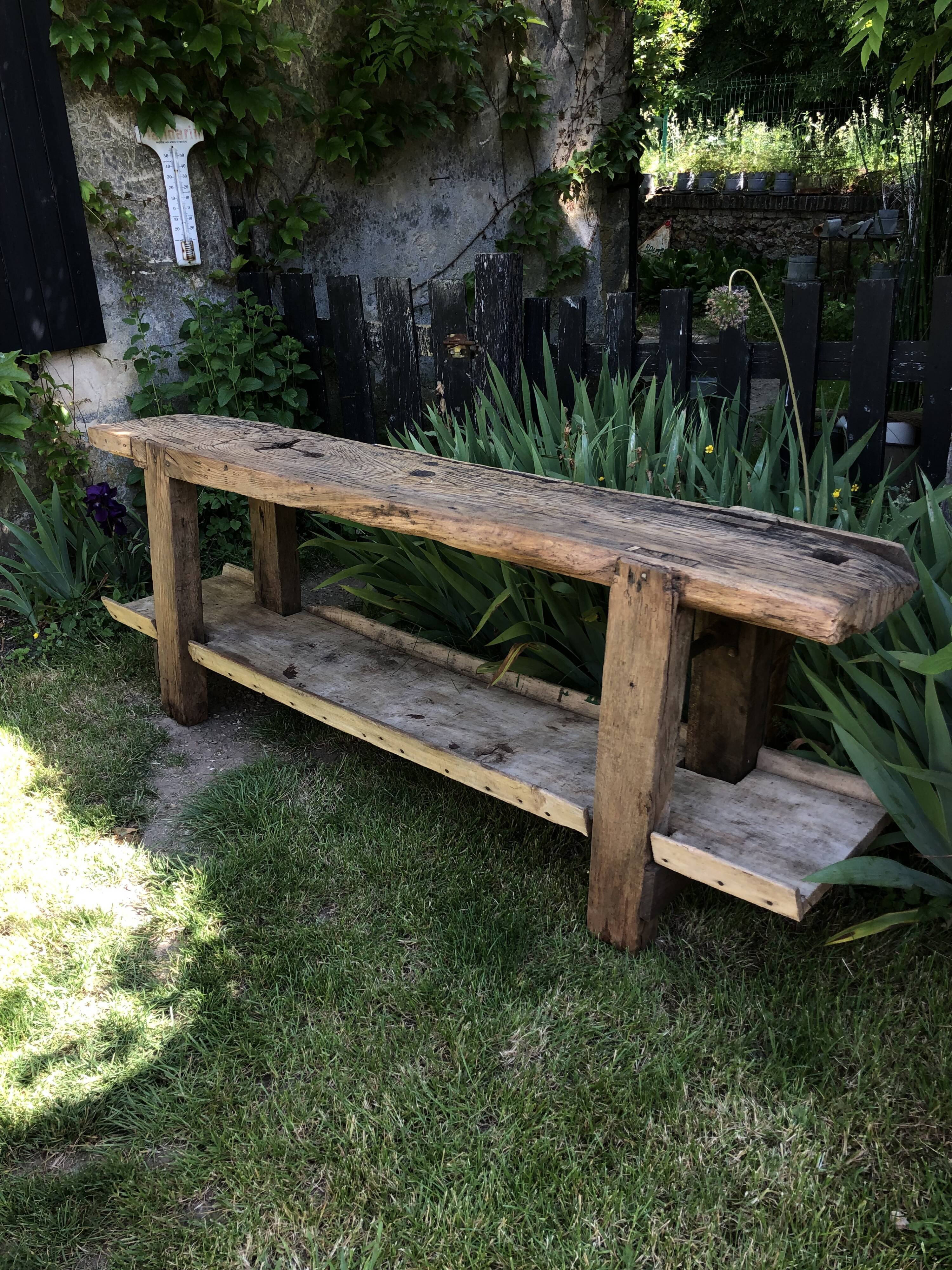 Oak workbench