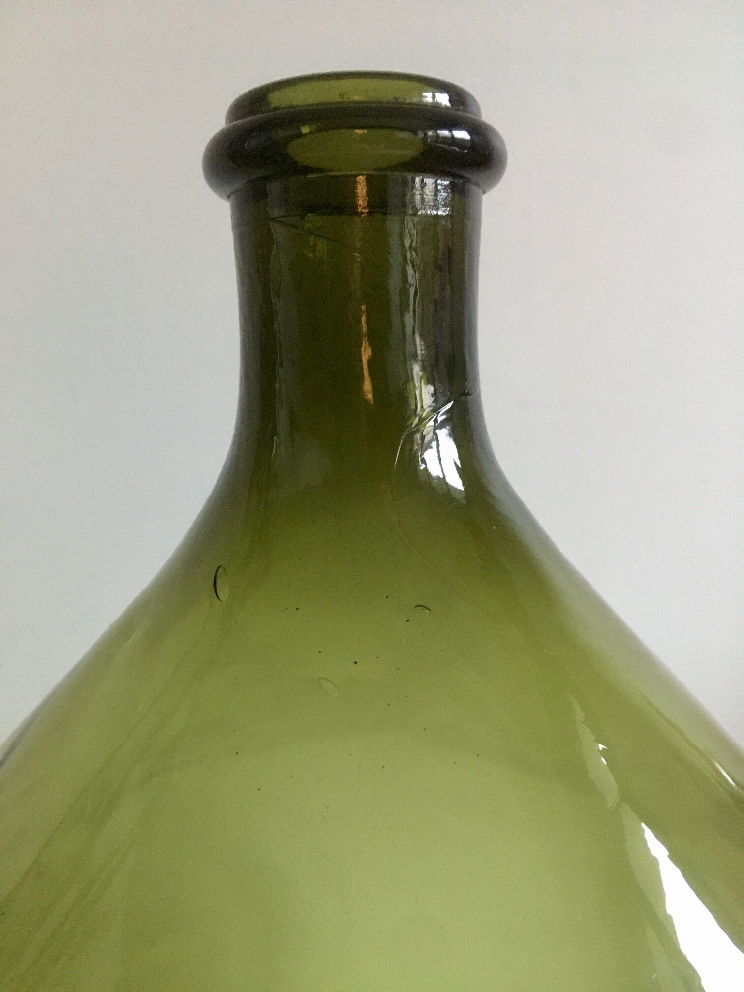Olive green demijohn 20L