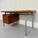 Teak and metal desk designed by George Frydman Efa 1960s vintage