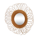 Vintage rattan mirror  50x55cm