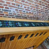 Vintage oak bar Guillerme et Chambron