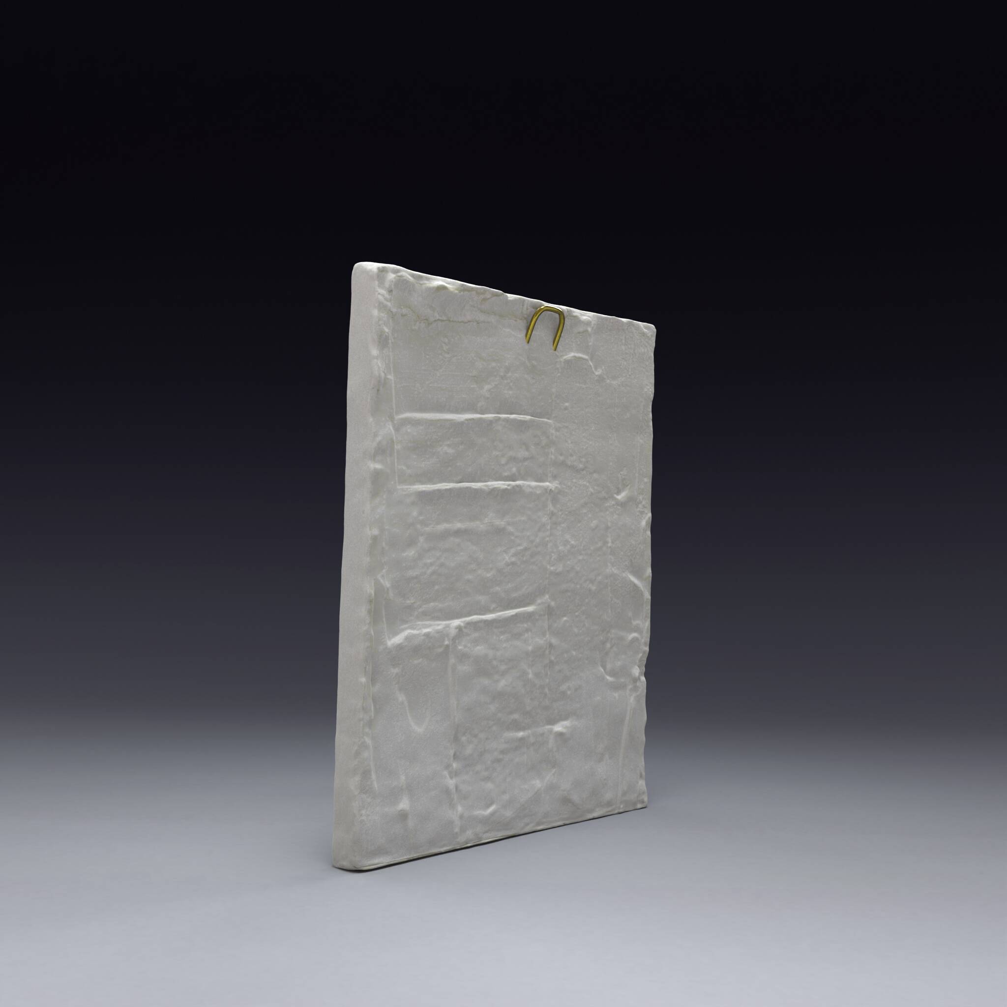 Plaster bas-relief of acanthus leaf – baroque style