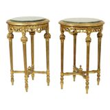 French Antique Side Tables Plant Tables Marble Empire Style