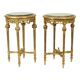 Tables d'appoint anciennes françaises en marbre de style Empire