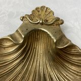 Brass shell ashtray, pocket emptier