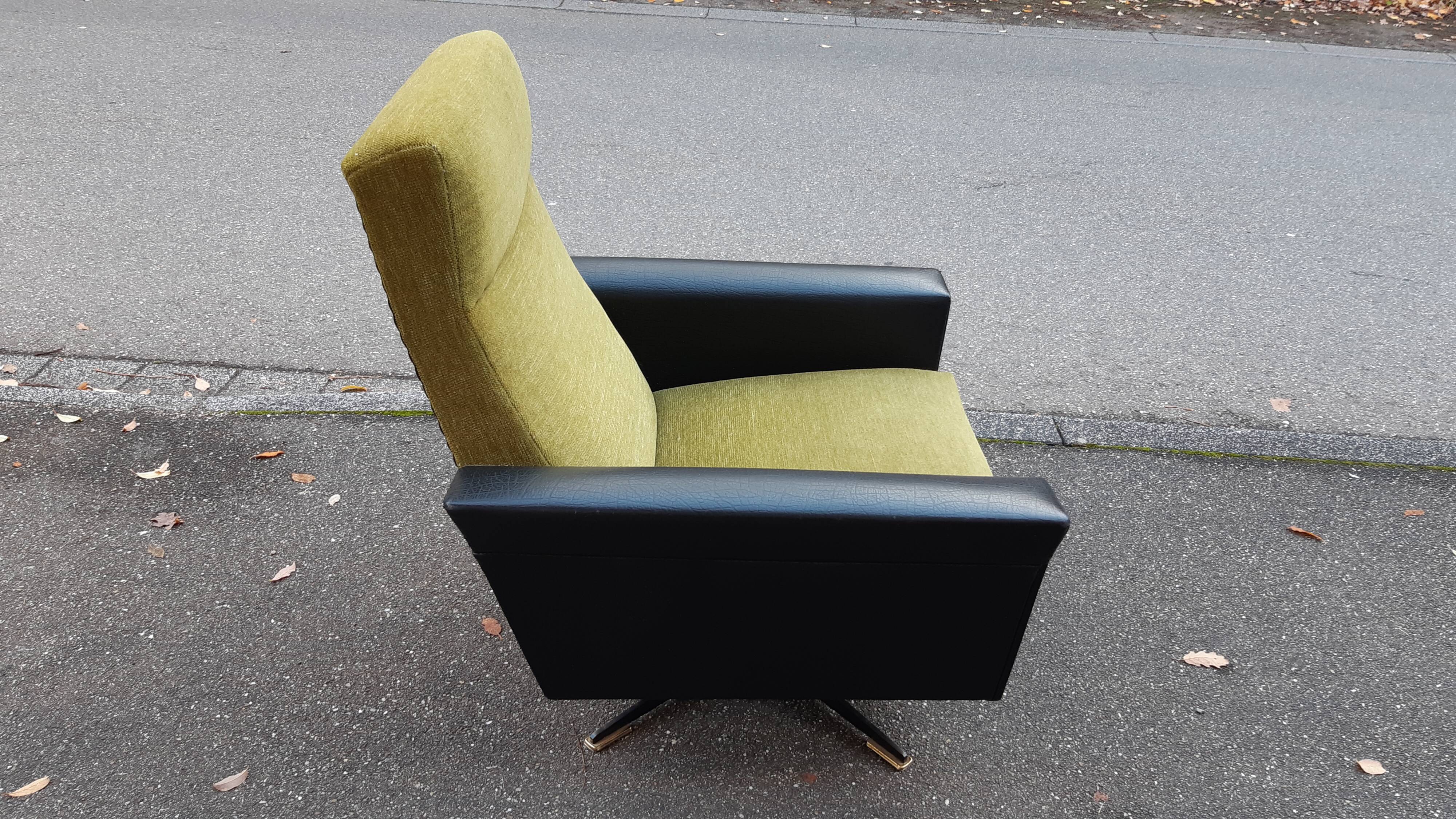 Fauteuil vintage pied pivotant