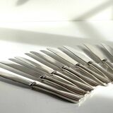 8 Table Knives A. Krupp Italy Vintage