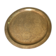 44 cm chiseled brass tray