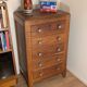 Art Deco chest of drawers 1940 vintage