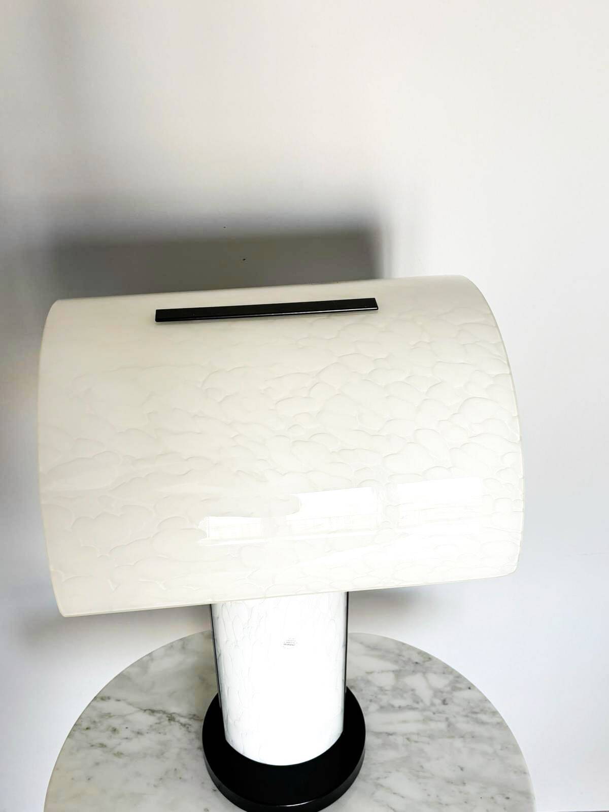 Lampada in Vetro di Murano Firmata Zonca, Italia 1980s, ottimo stato di conservazione.