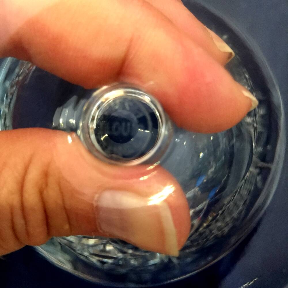 Set of 11 champagne cups in st-louis-cut crystal tabletop art