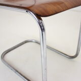 Restored Bauhaus Chrome Chair by Rudolf Vichr Prag, 1930s