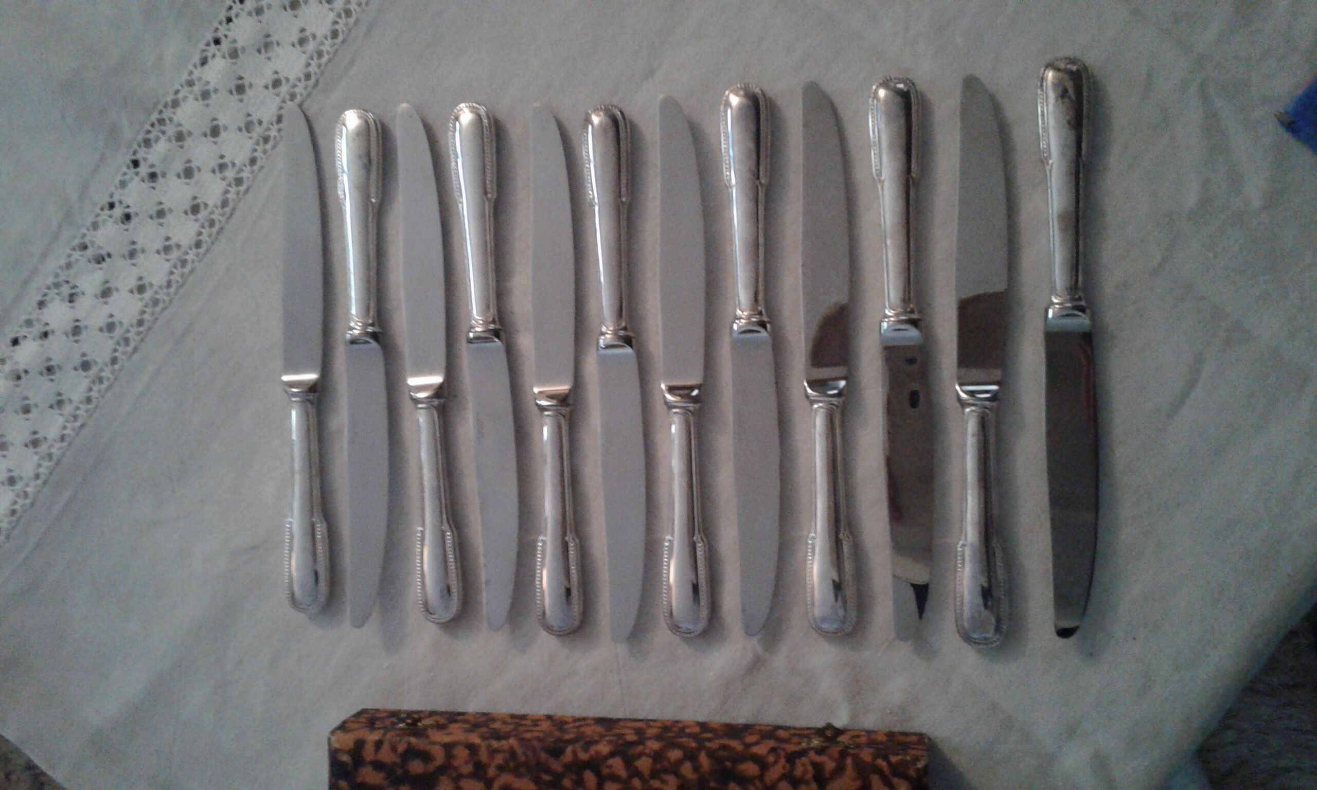 12 knives stainless steel Guy Degrenne