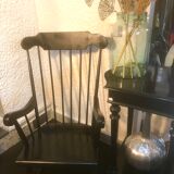 Rocking-chair black Stol Kamnik 1950 vintage