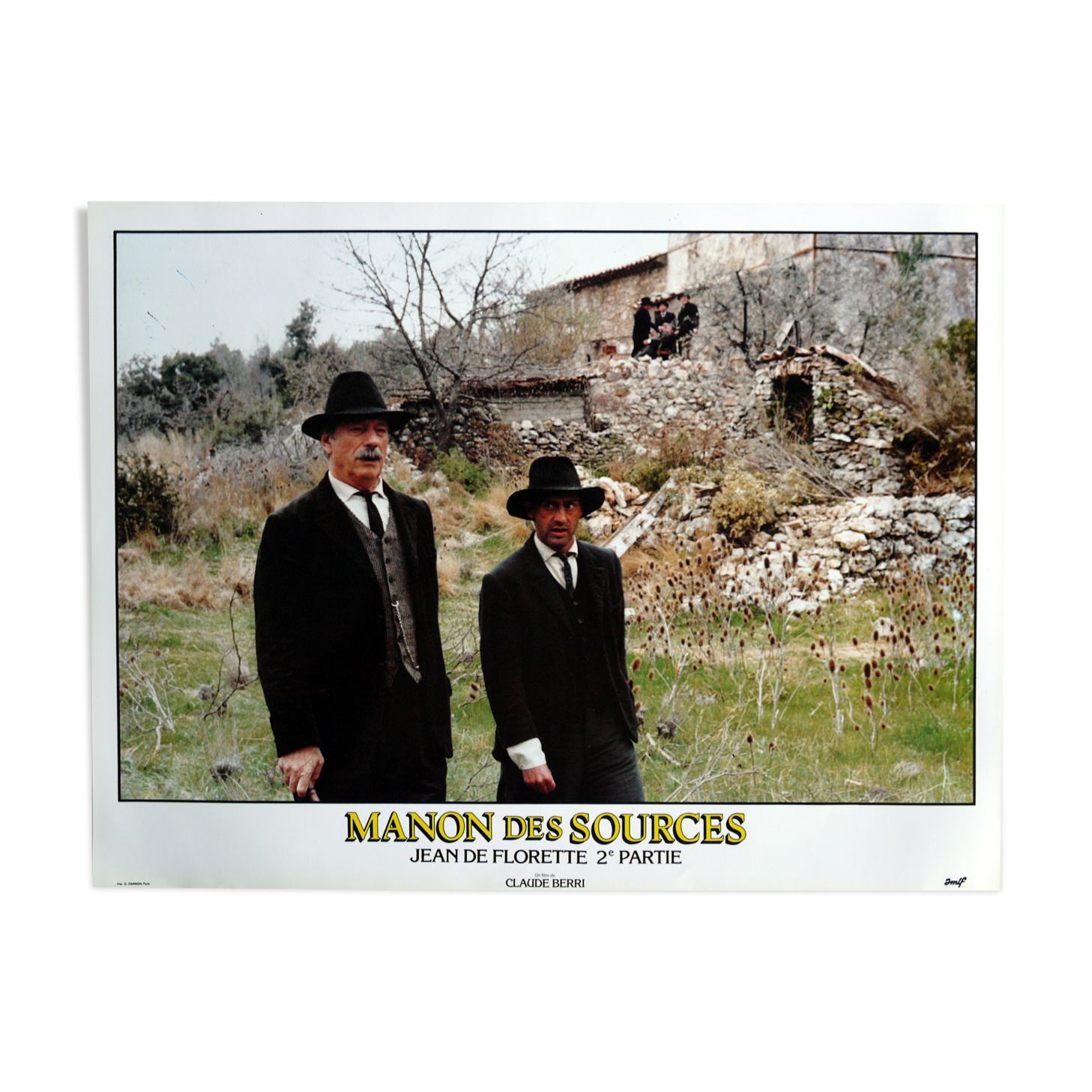 Poster cinema "Manon of the sources" Claude Berri