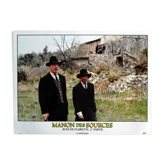 Poster cinema "Manon of the sources" Claude Berri