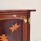Art Nouveau Vertico Dresser with Flower Marquetry, France, 1905